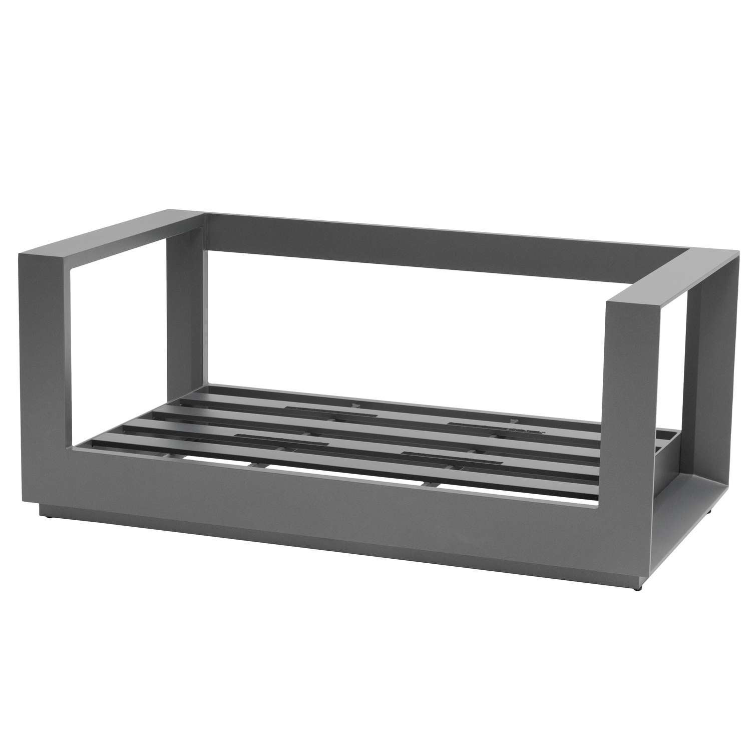 Canapé de jardin en aluminium Allure - 2 places - Graphite - 3