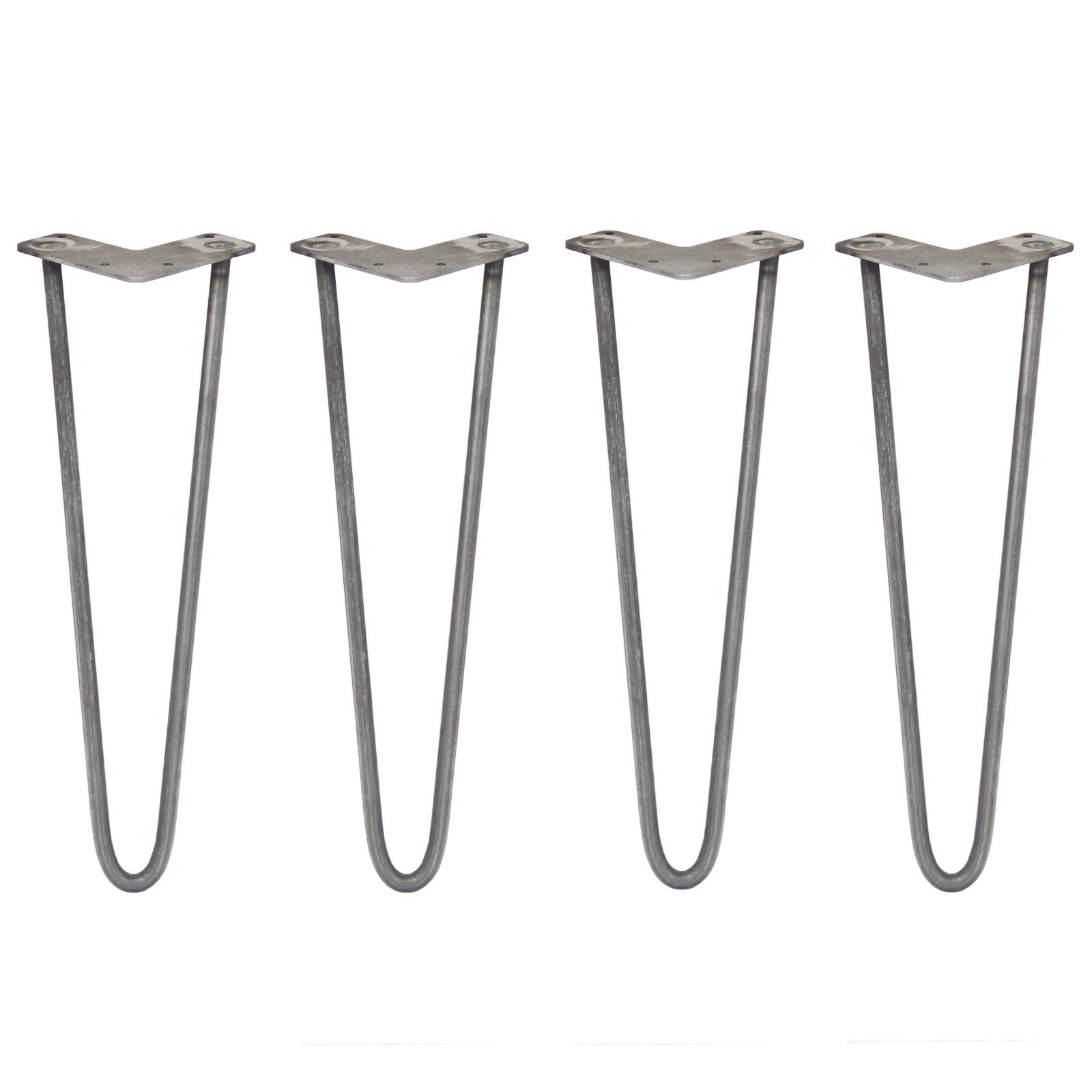 Set 4 Gambe Per Tavolo Regolabili In Acciaio Inox Cromato Ø 60mm 1100mm Piedi Per Mobili