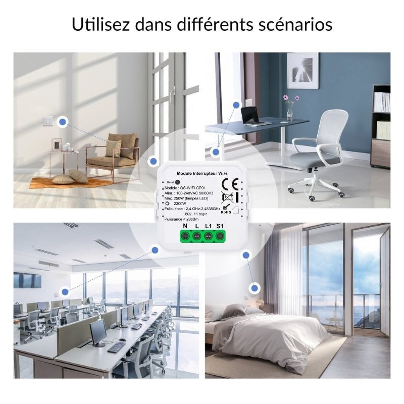 Module Interrupteur WiFi - SILAMP - 5