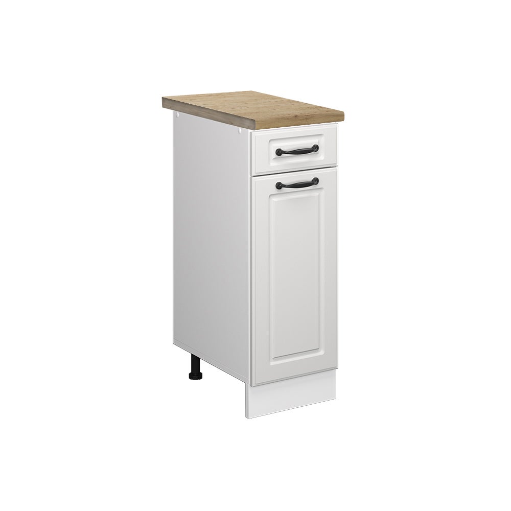 Vicco Szafka dolna do kuchni R-Line, Biały domek wiejski, 30 cm , BP Dąb