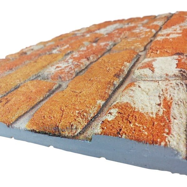 BRIQUE CLASSIQUE Panneau Faux Brique En Résine EPS Taille 100x50 Cm Epaisseur 2 Cm - 2