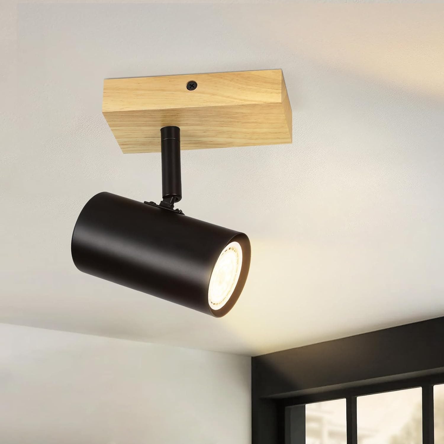 ZMH Reflektor sufitowy LED GU10 - 330° Regulowana lampa sufitowa LED, nowoczesna