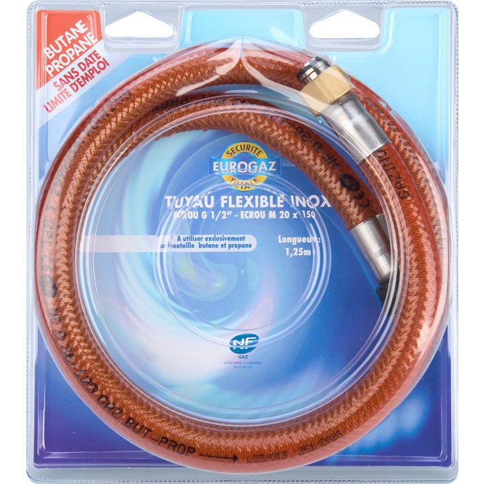 Flexible Inox sans date de peremption Butane/Propane-1,25ml - 2