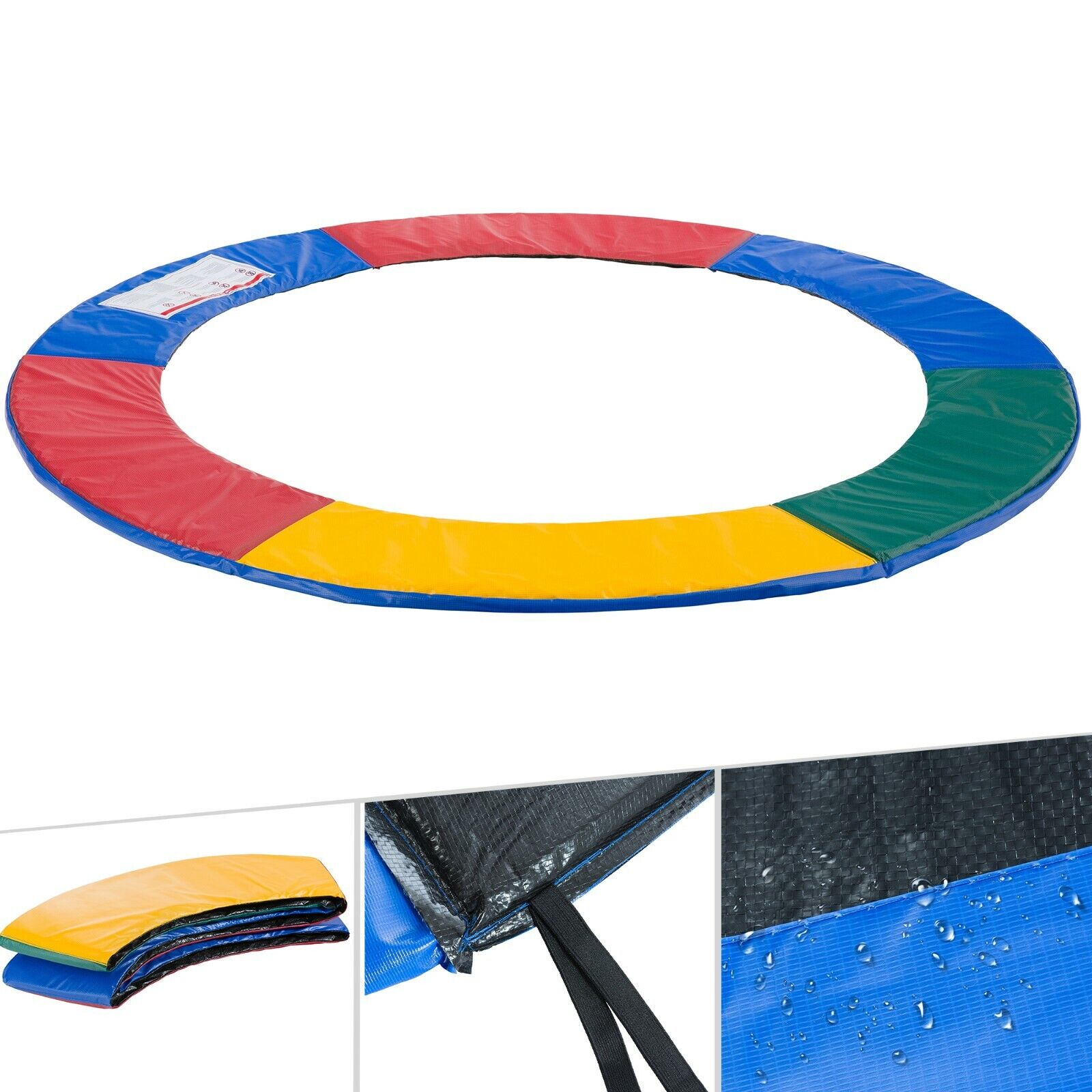 walexo Copertura del bordo del trampolino + rete di sicurezza