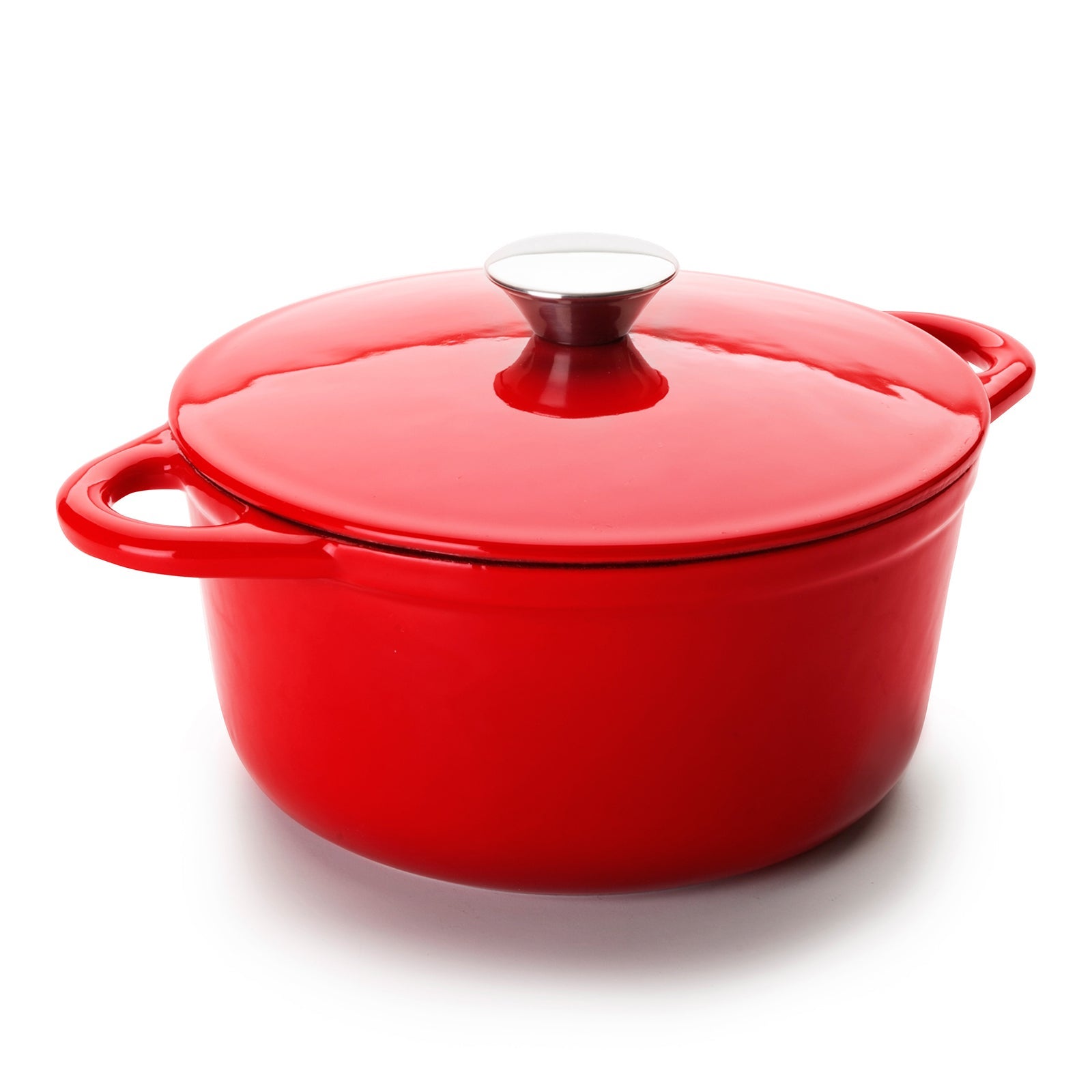 Cocotte En Aluminium Ibili 32 Cm - 4,8 Litres, Couleur Argent, Pour Cuisinières à Gaz, Fabriquée En Espagne