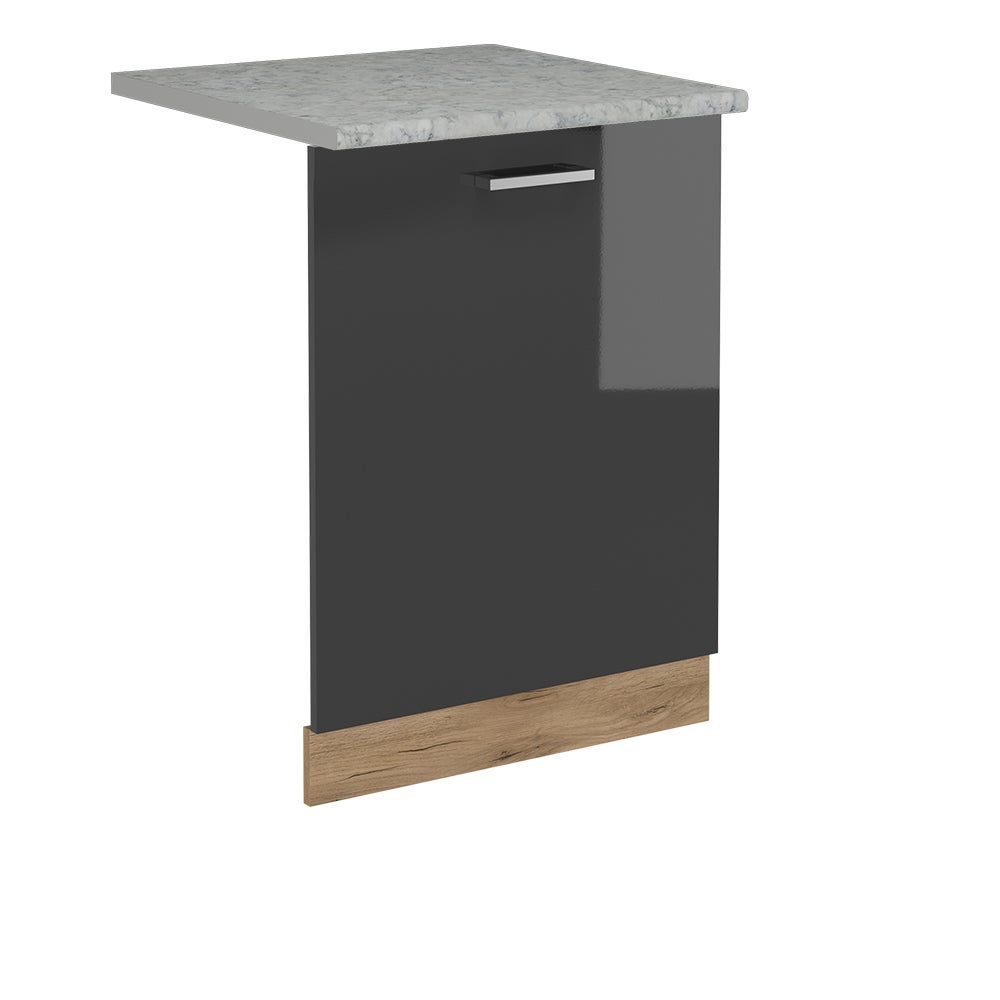 Vicco Panel przedni zmywarki R-Line, Antracyt wysoki połysk, 60 cm , BP Marmur
