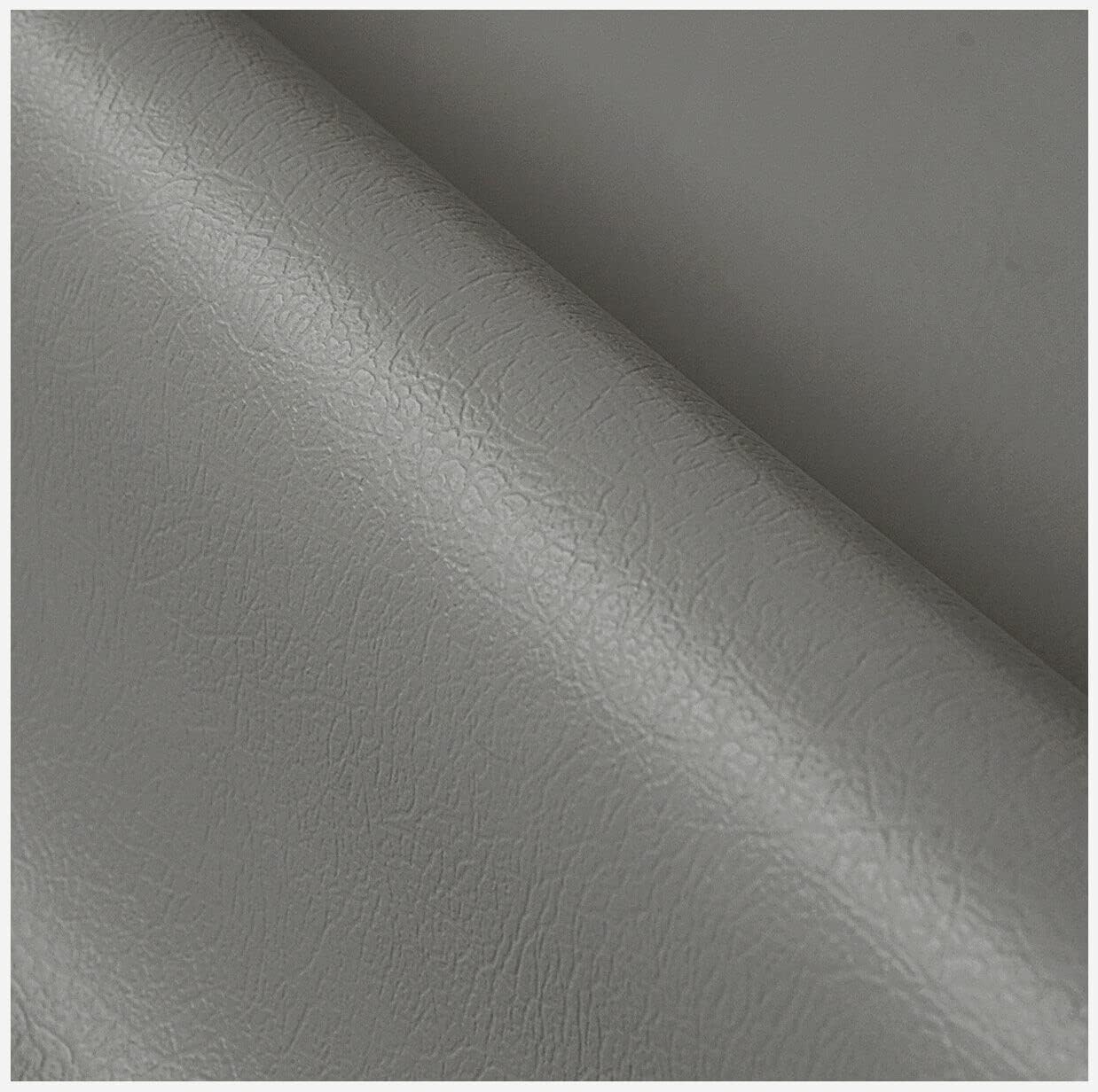 Tessuto Ecopelle Grigio Al Metro H140 Tappezzeria Rivestimento