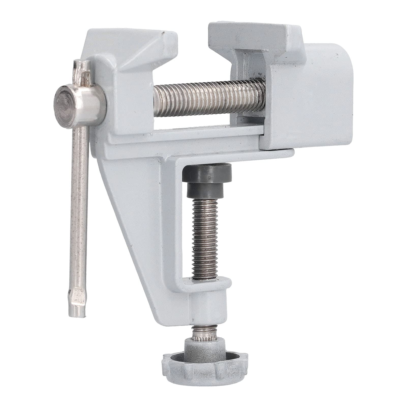 Mini Morsa Banco In Alluminio Con Morsetto Piatto - Serraggio Fino A 50 Mm Per Modellismo E Fai-da-te | Precisione CNC