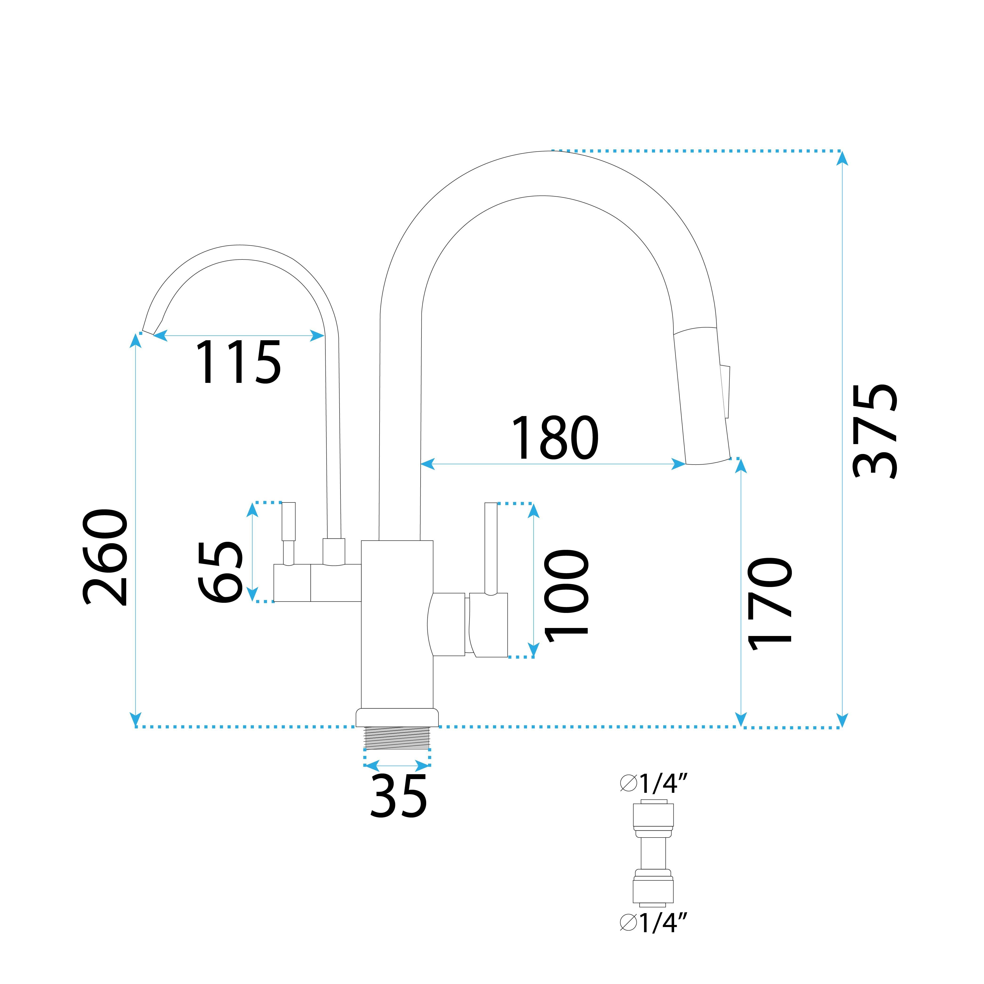 BATERIA KUCHENNA REA ECO FRESH ZŁOTA