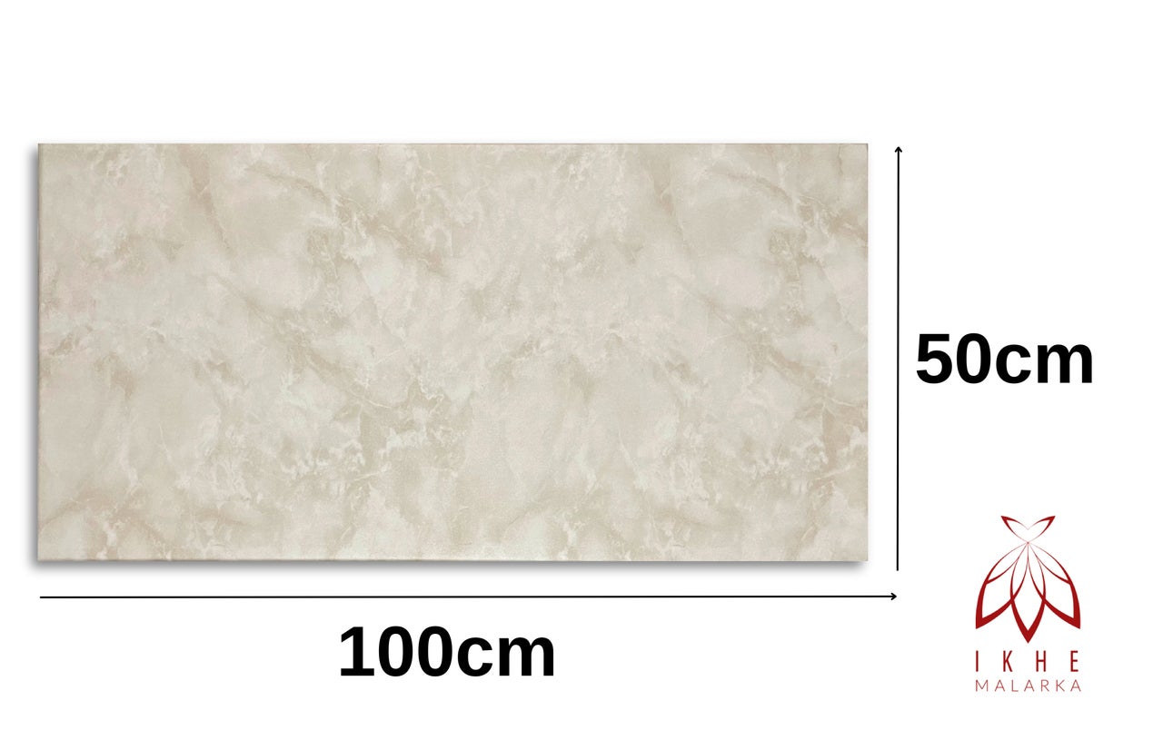 6m² - 12 pièces Panneaux polystyrène, de plafond, l'aspect du marbre beige, panneaux muraux, décors, plafonds imitation - parement 123XL - 3