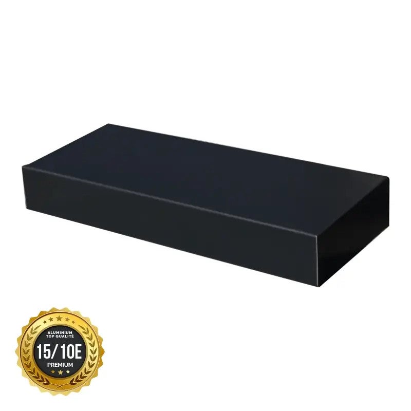 Bande Décorative Autocollante Noir Mat 15 Mm X 10 M – Film Vinyle Voiture Moto Bateau Camping-Car, RAL 9005, Résistant UV & Intempéries