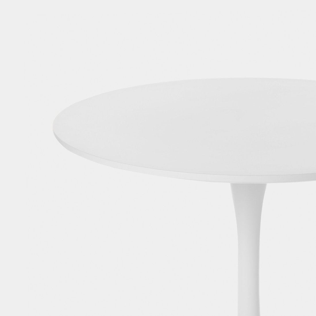Table à manger ronde Ø80 blanche Cory - 3