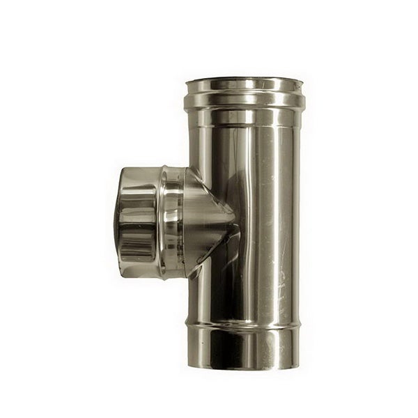 Raccord T 90 DN 150 conduit de fumée tuyau en acier inoxydable 316