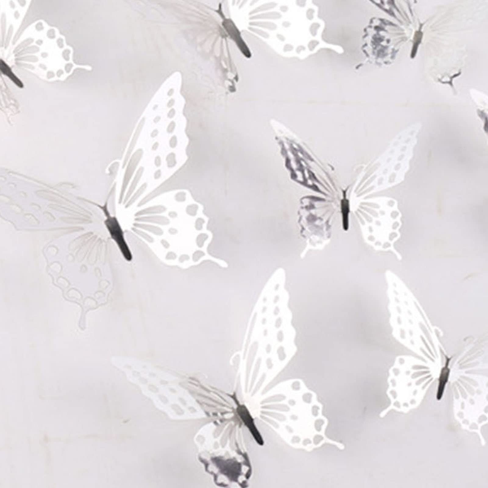 Adesivi a farfalla 3D, farfalle decorative da parete, 8x8cm/8x10cm/8x12cm, adhe | Leroy Merlin