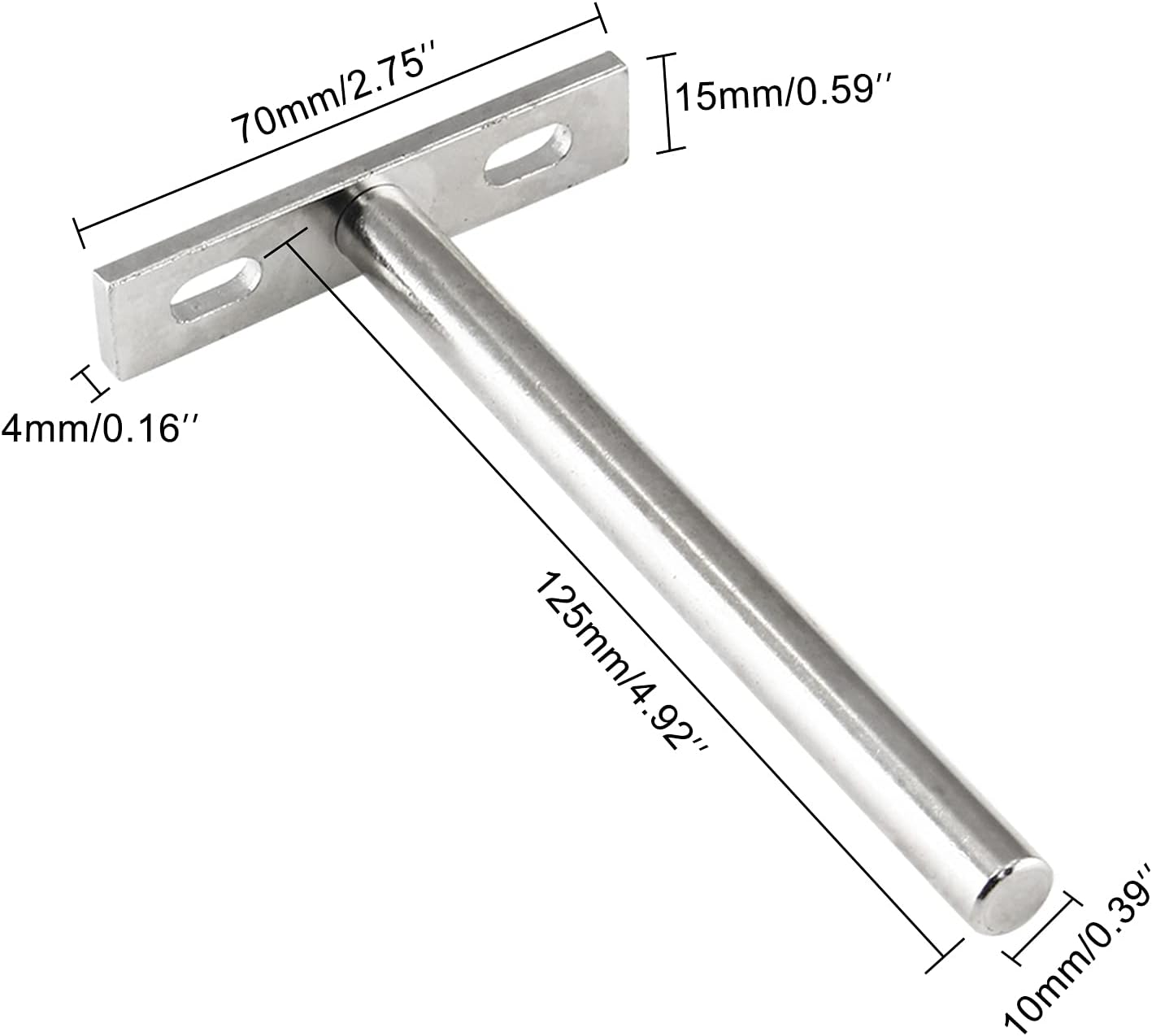 Soportes Plegables, Soportes De Estante Plegables De 300 Mm, Hierro