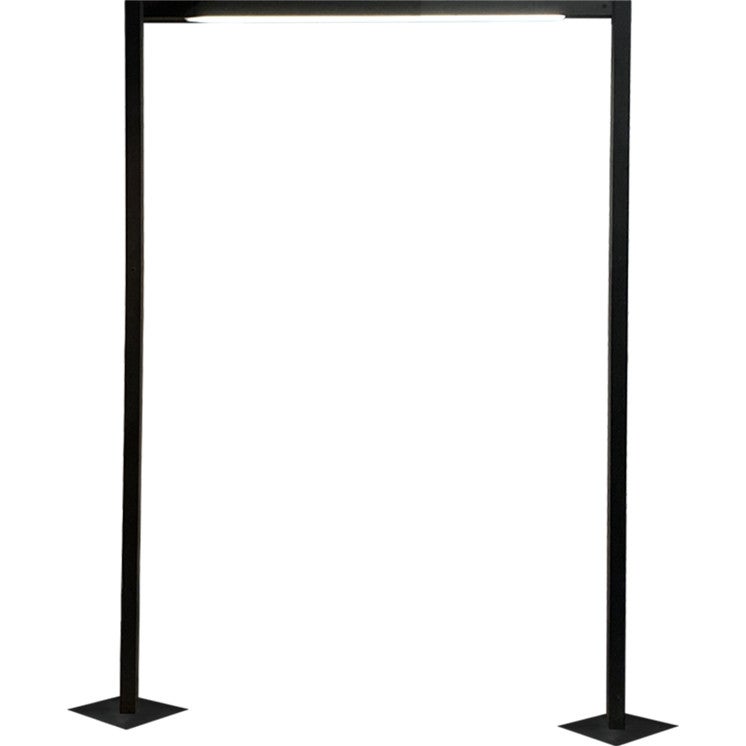 Lampa ogrodowa stojąca Taketa antracyt 1xG13x18W IP44 wym: 164 x 140 x 2 cm metal Shilo