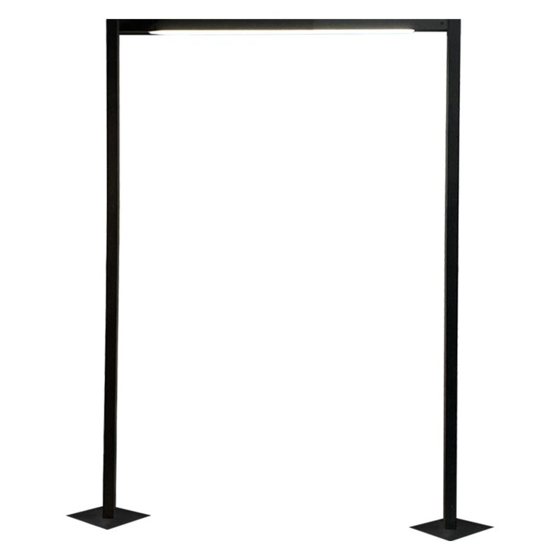 Lampa ogrodowa stojąca Taketa antracyt 1xG13x18W IP44 wym: 164 x 140 x 2 cm metal Shilo