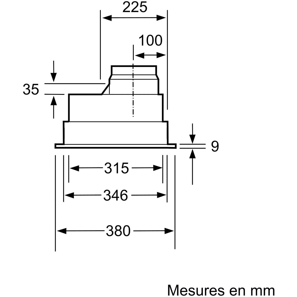 Siemens iQ300 LB75565 cappa aspirante Integrato Acciaio inossidabile 610 m/h C - 5