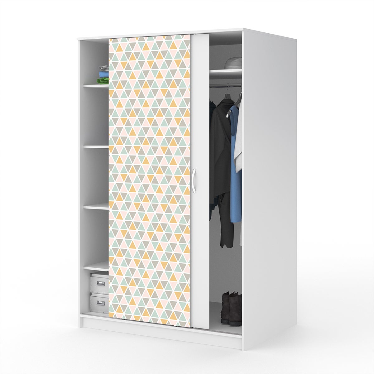 Vinilo muebles escandinavos jens - adhesivo de pared - revestimiento sticker mural decorativo - 40x60cm