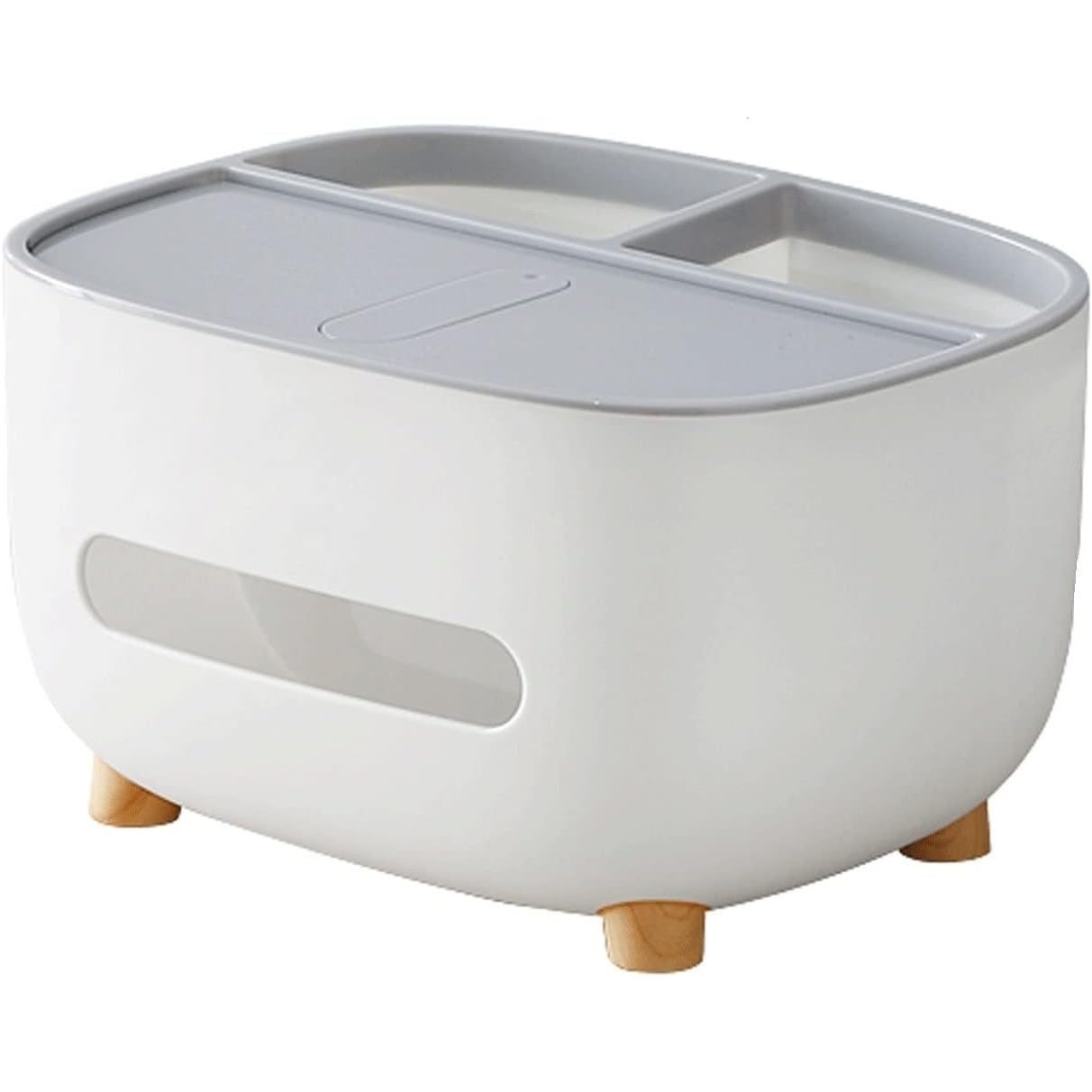 Suport servetele de masa Flippy, cutie multifunctionala gri, 21x12x12 cm