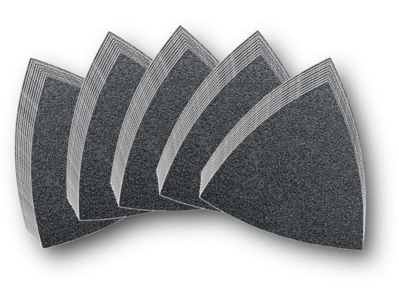 Zestaw 50 arkuszy szlifierskich, nieperforowany, 80 mm - 63717082033