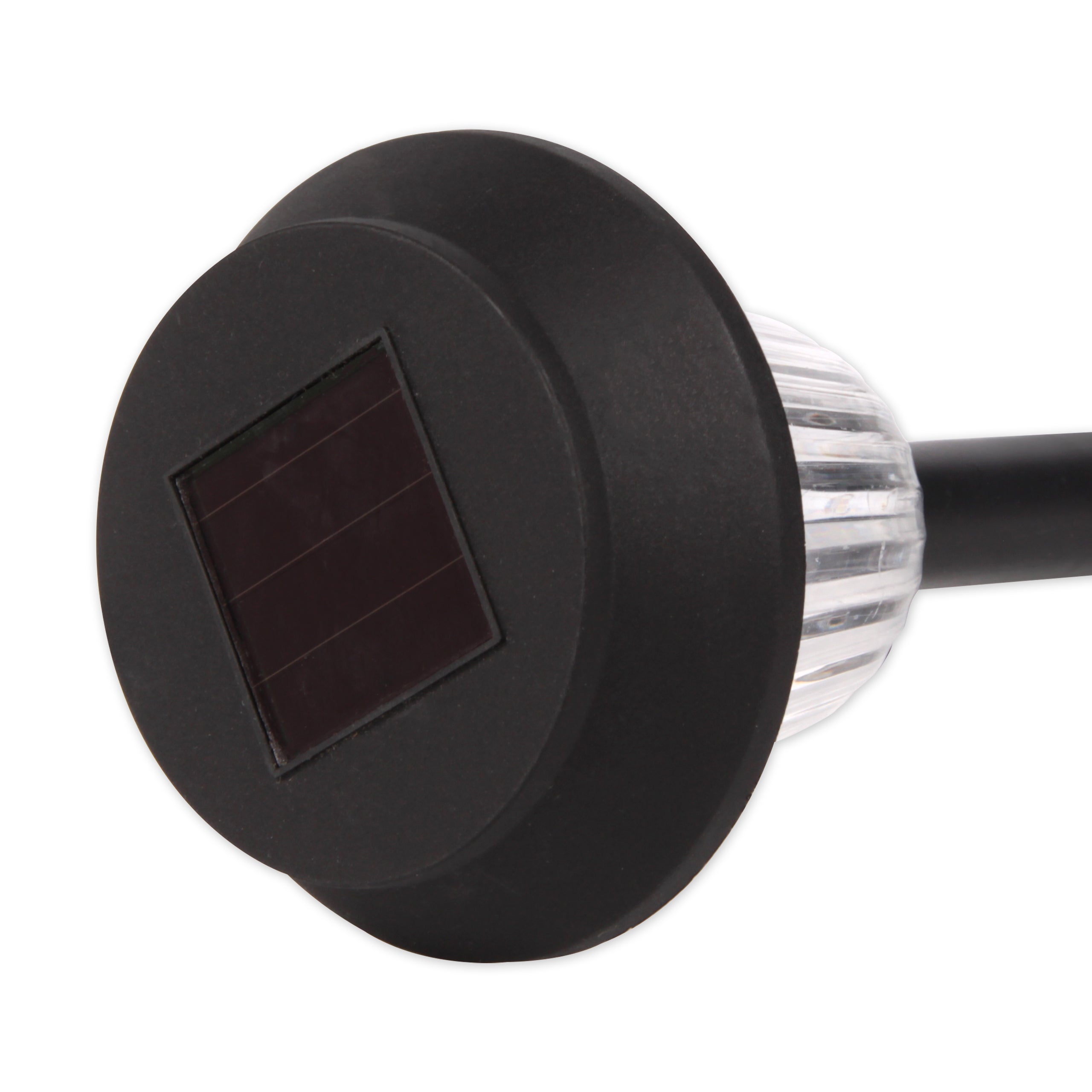 Lampa solarna LED VR100 wbijana ogrodowa 38cm IP44 zimna biel 6000K czarna MasterLED - 2