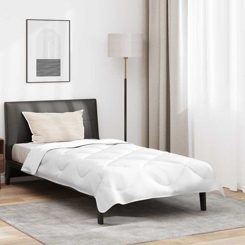 Kołdra z poduszką 2 pcs Biały Mikrofibra vidaXL