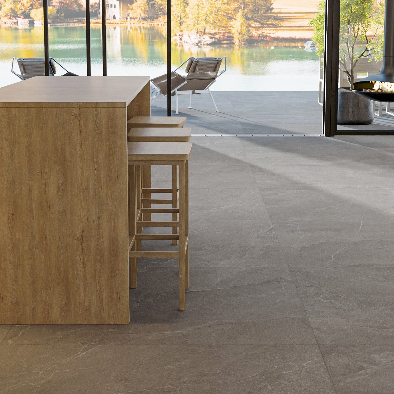 Pietra Alpina Fumo - Piastrelle 90x90 cm 9 mm - CCO 3003 90x90 MATT R10 9 mm - 3