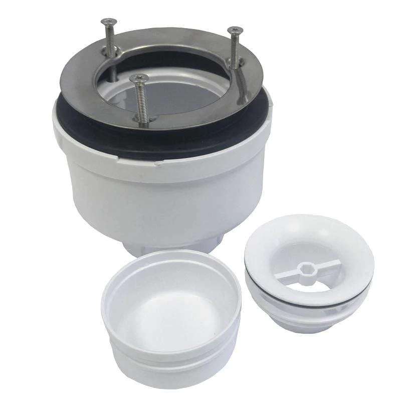 Bonde siphon universelle diam. 90 mm McAlpine à évacuation verticale pour receveur de douche, sortie en 40 mm ou 50 mm - 2