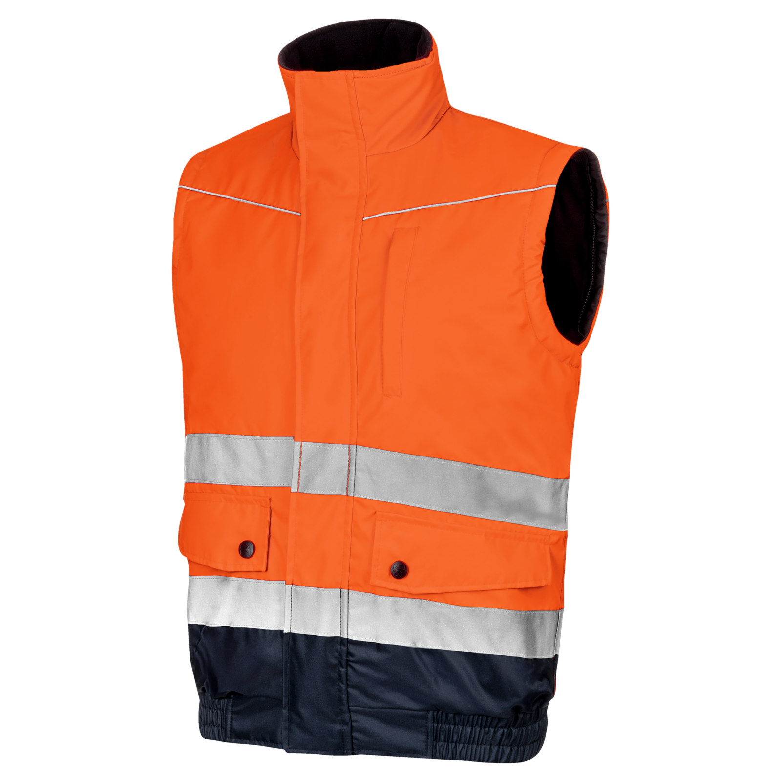 Blouson de travail Würth MODYF 2 en 1 haute-visibilité LUMEN orange/marine - 3