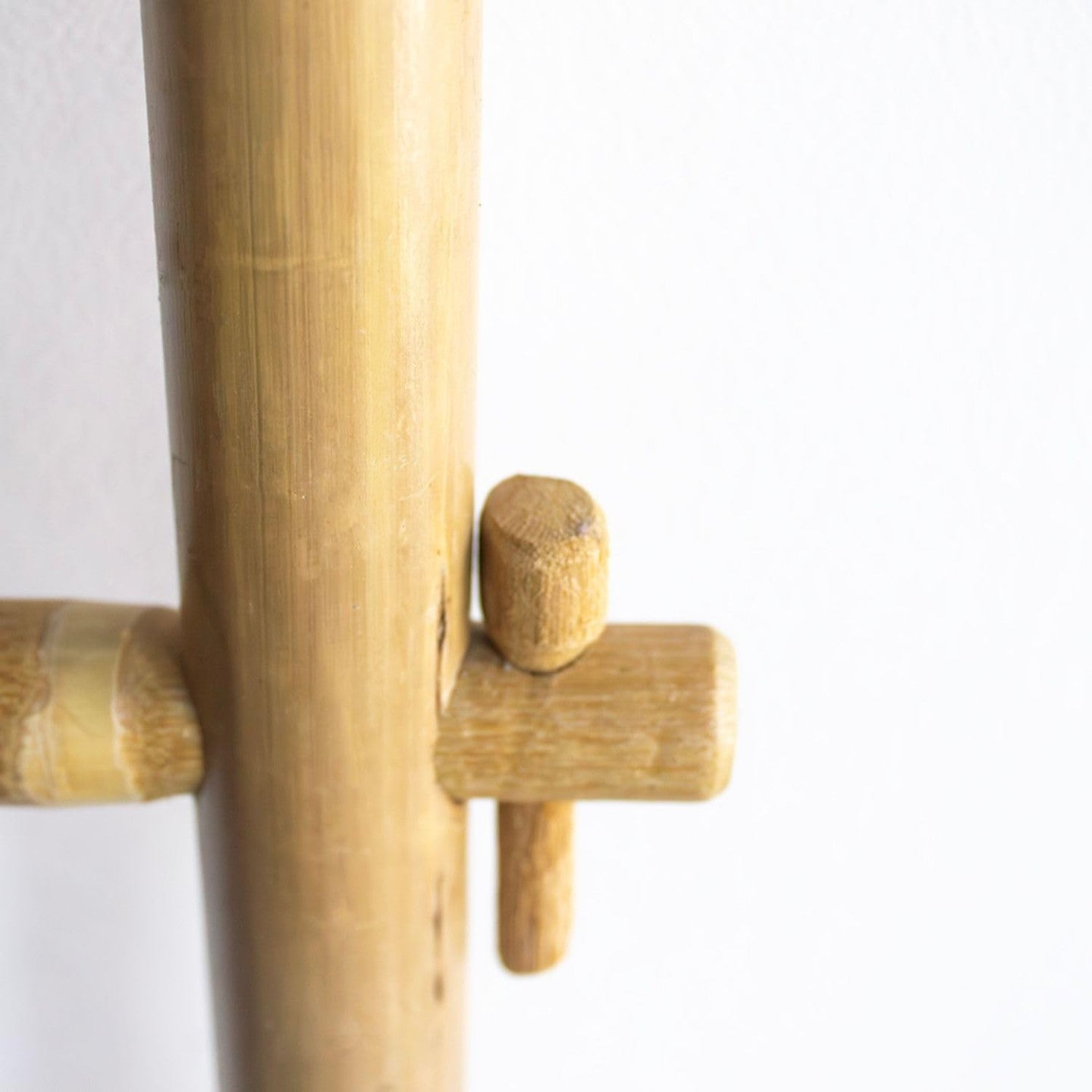 Scala portasciugamani in bambù con 5 barre asciugasciugamani, 180 x 55 x 4 cm - 7