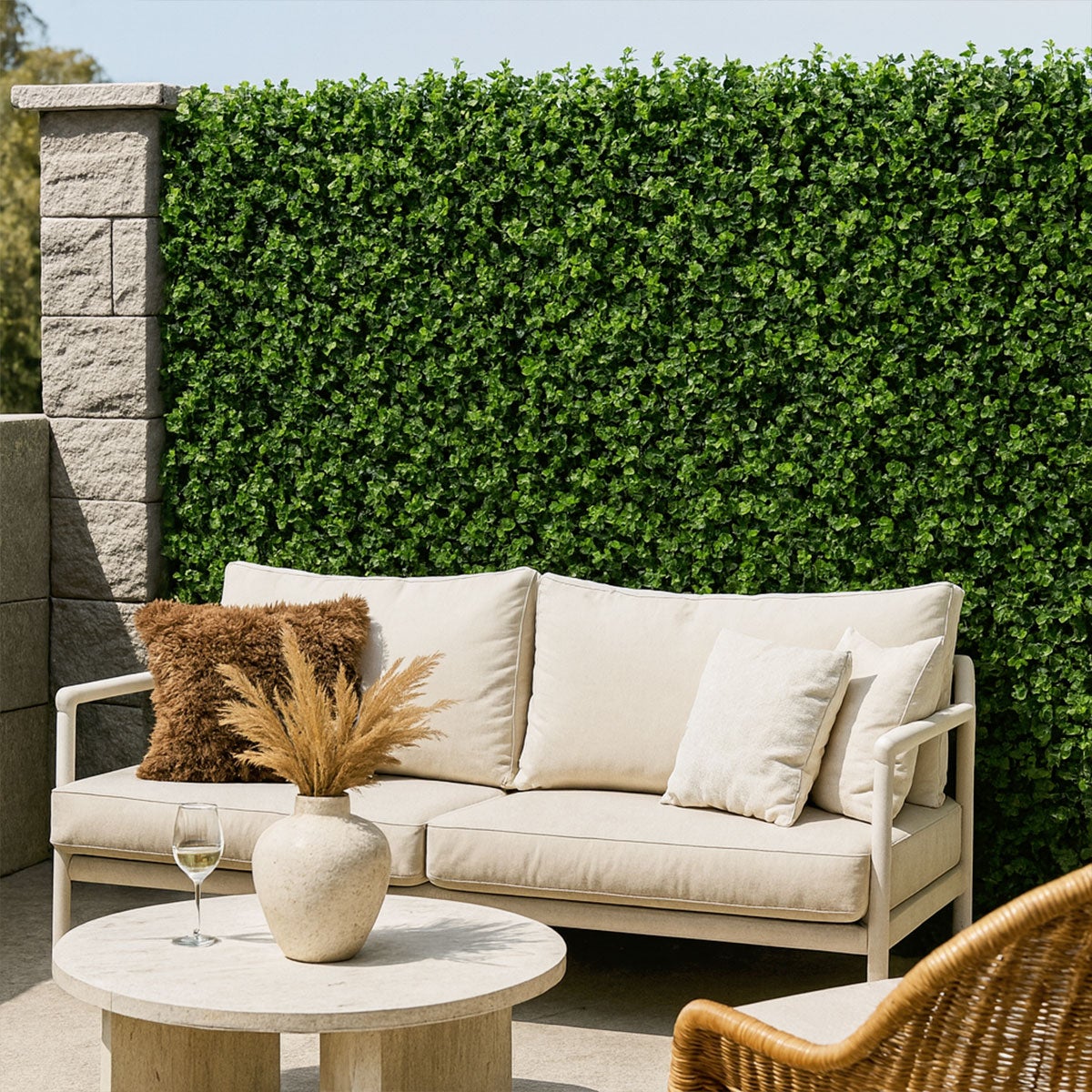 Feuillage artificiel lierre 1 m² – effet le plus naturel pour mur intérieur et extérieur - 12