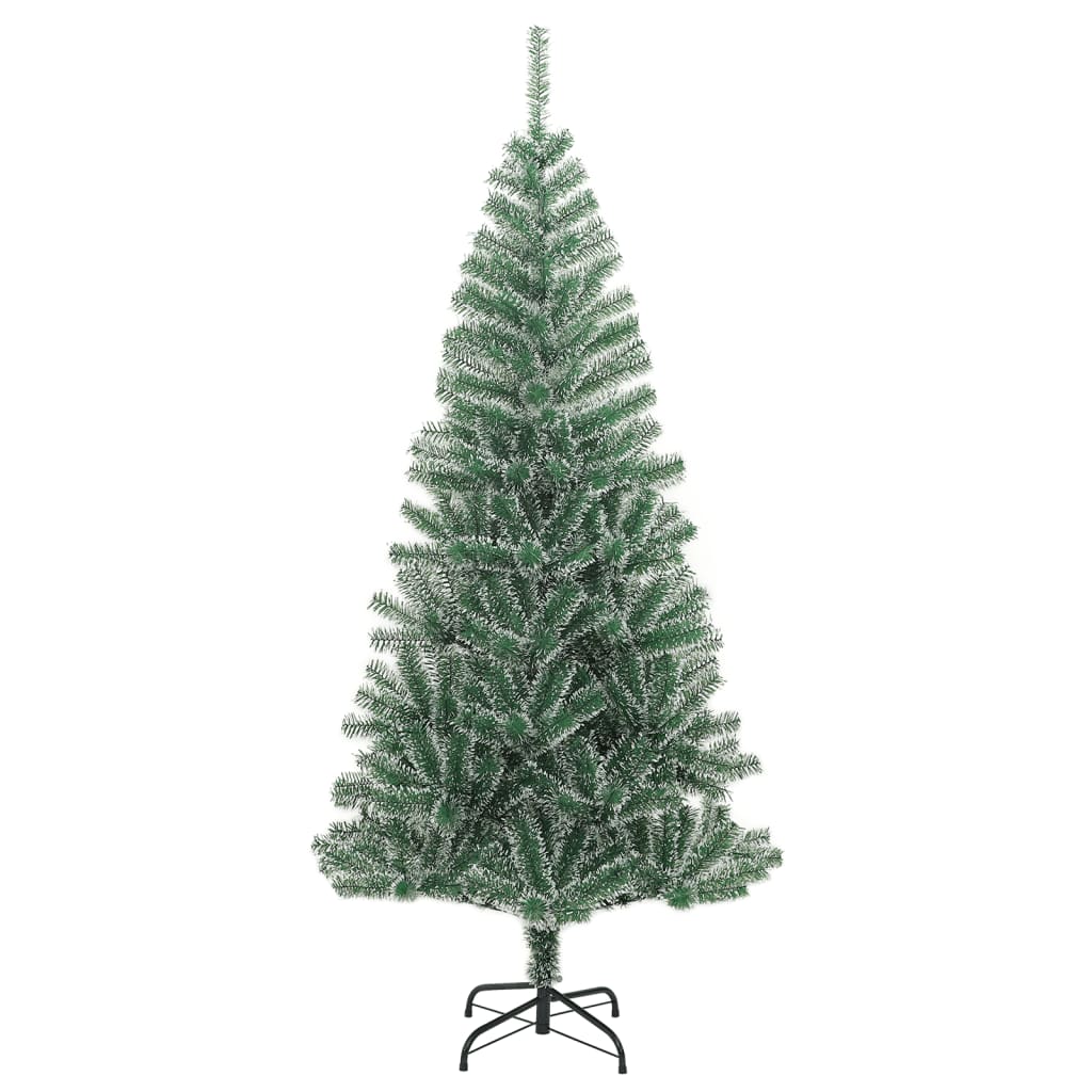 Árbol De Navidad Artificial Con Nieve De 240 Cm – 100% Polietileno (PE), Aspecto Realista, Soporte De Metal, Sin Luces