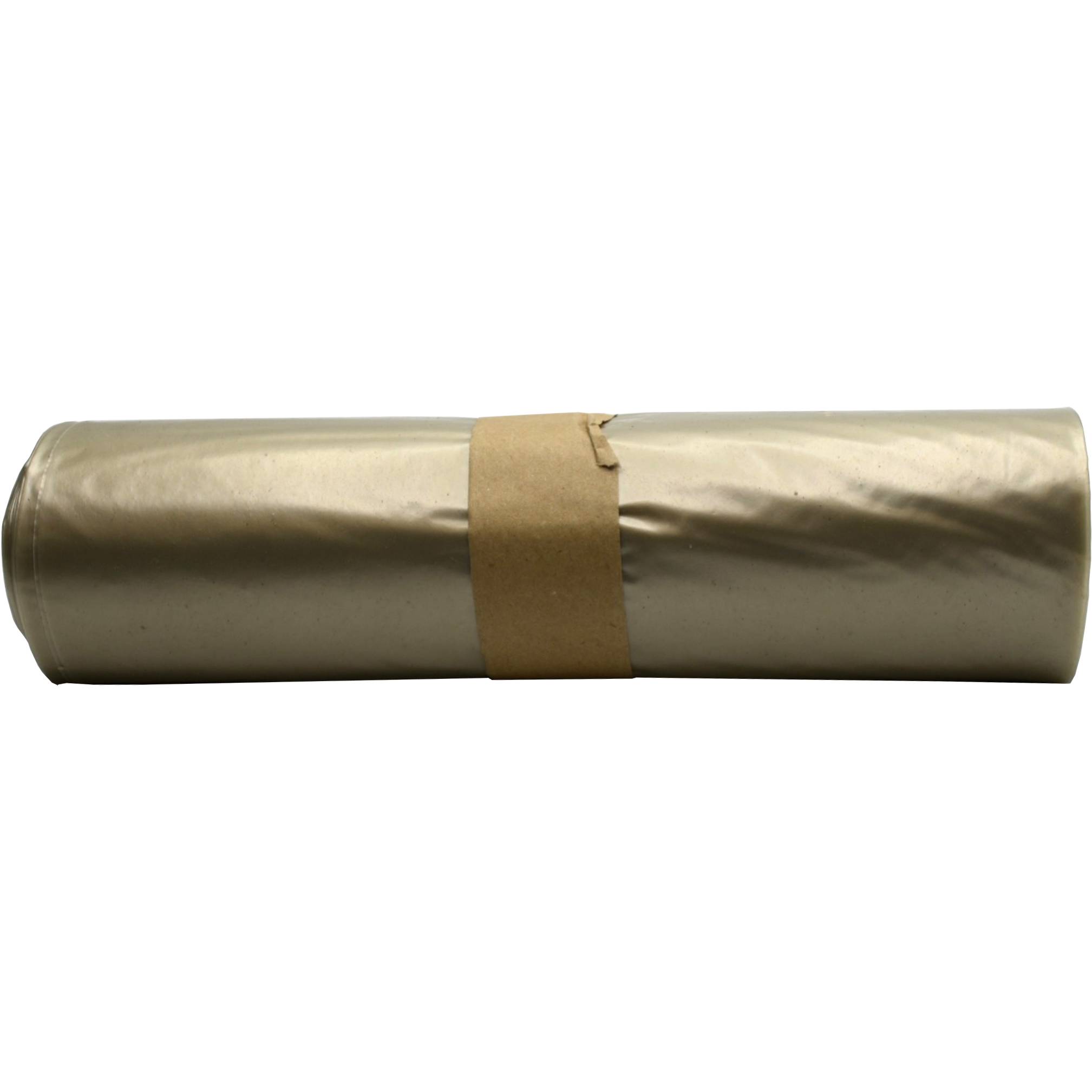 Virsus 10 Sacs Poubelle Transparents 90x120 120 Litres - Rouleau Sacs Ambre Résistants PEBD