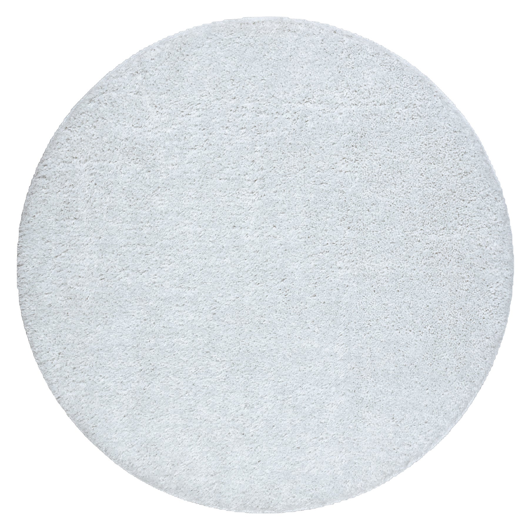 Dywan łazienkowy SYNERGY koło glamour, antypoślizgowy, miękki - lurex biały koło 100 cm