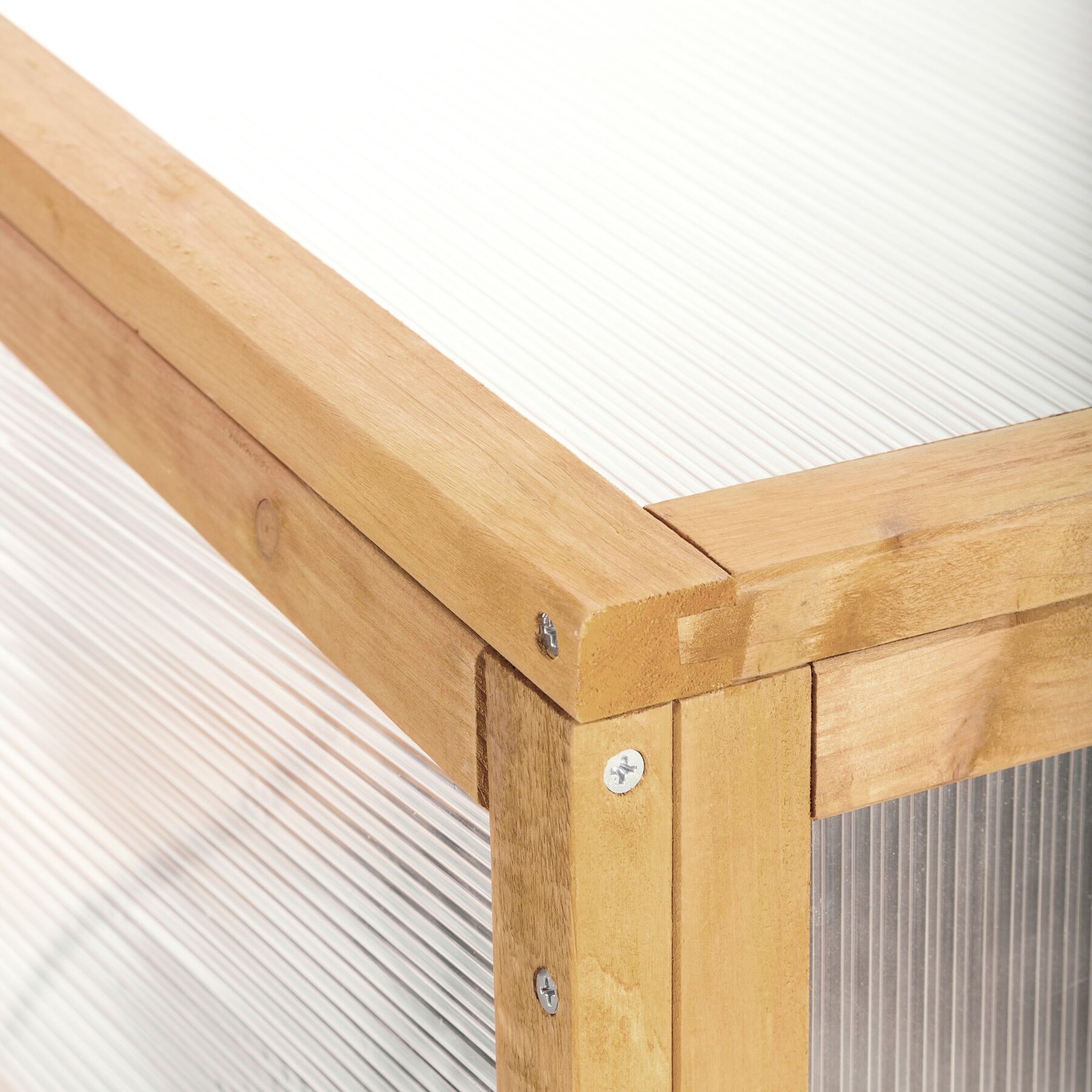 Carré Potager de jardin sur Pied Surélevé Bois de pin imprégné marron - 8