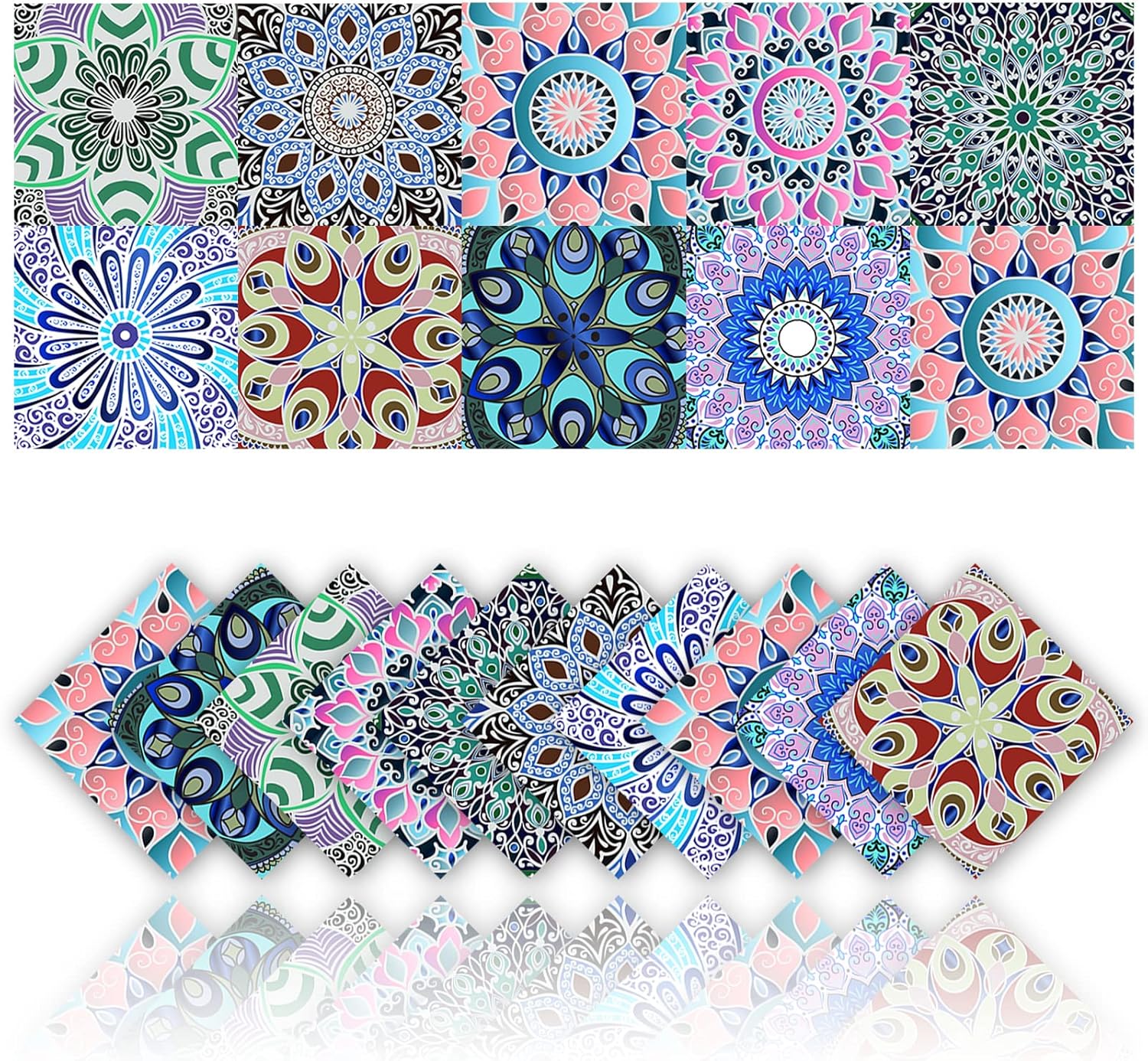 24 Autocollants Carreaux De Mosaïque Adhésifs - 15x15cm - Déco Peel & Stick Pour Cuisine & Salle De Bain