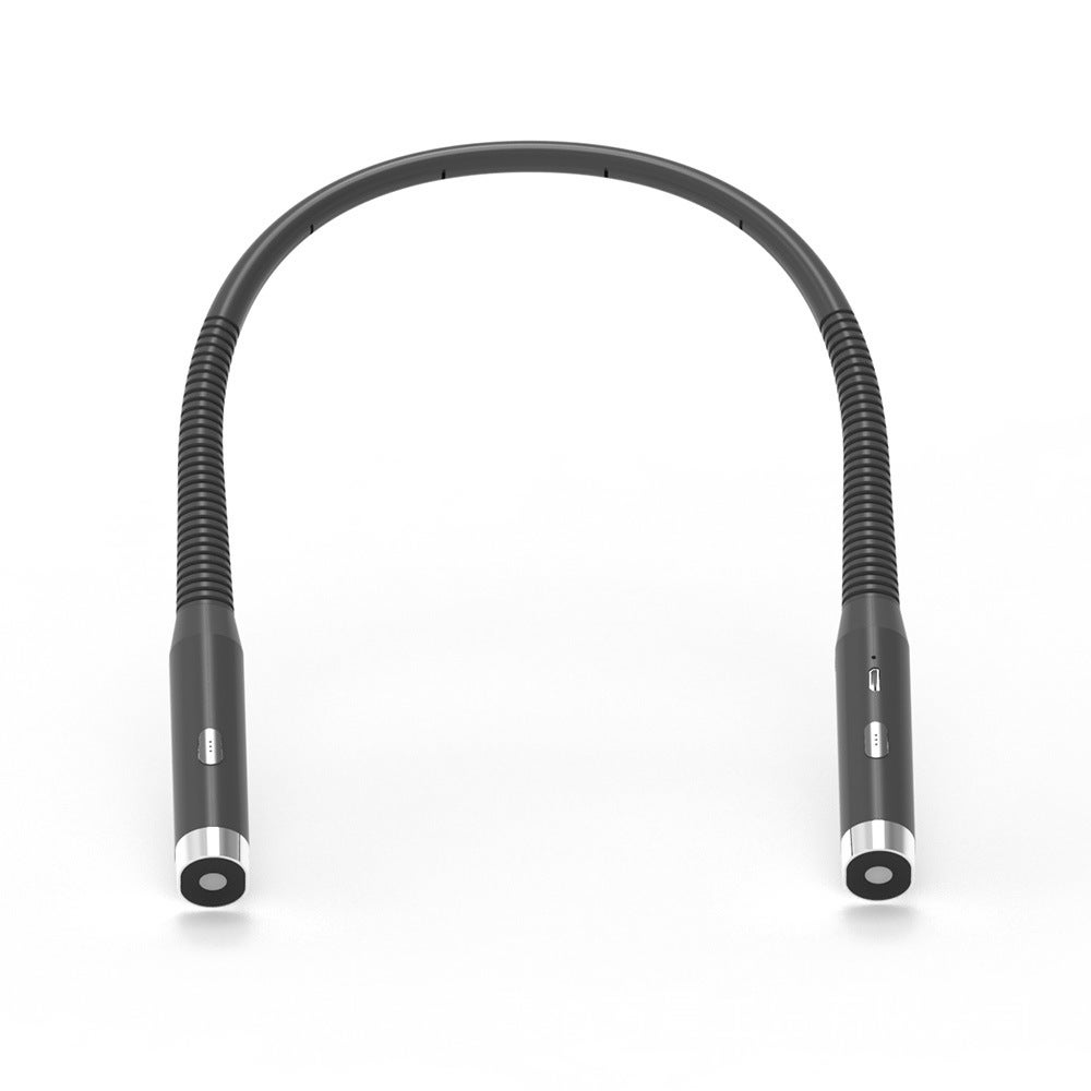 Akumulatorowa lampka do czytania na szyję, 3 kolory i 3 regulowane poziomy jasności, idealna do robienia na drutach, napraw i biwakowania