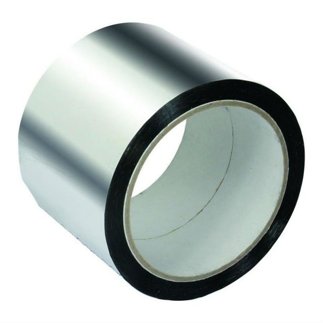 Ruban aluminium (10 m x 50 mm) - Spécialement conçu pour l'étanchéité des isolants réfléchissants thermiques et acoustiques