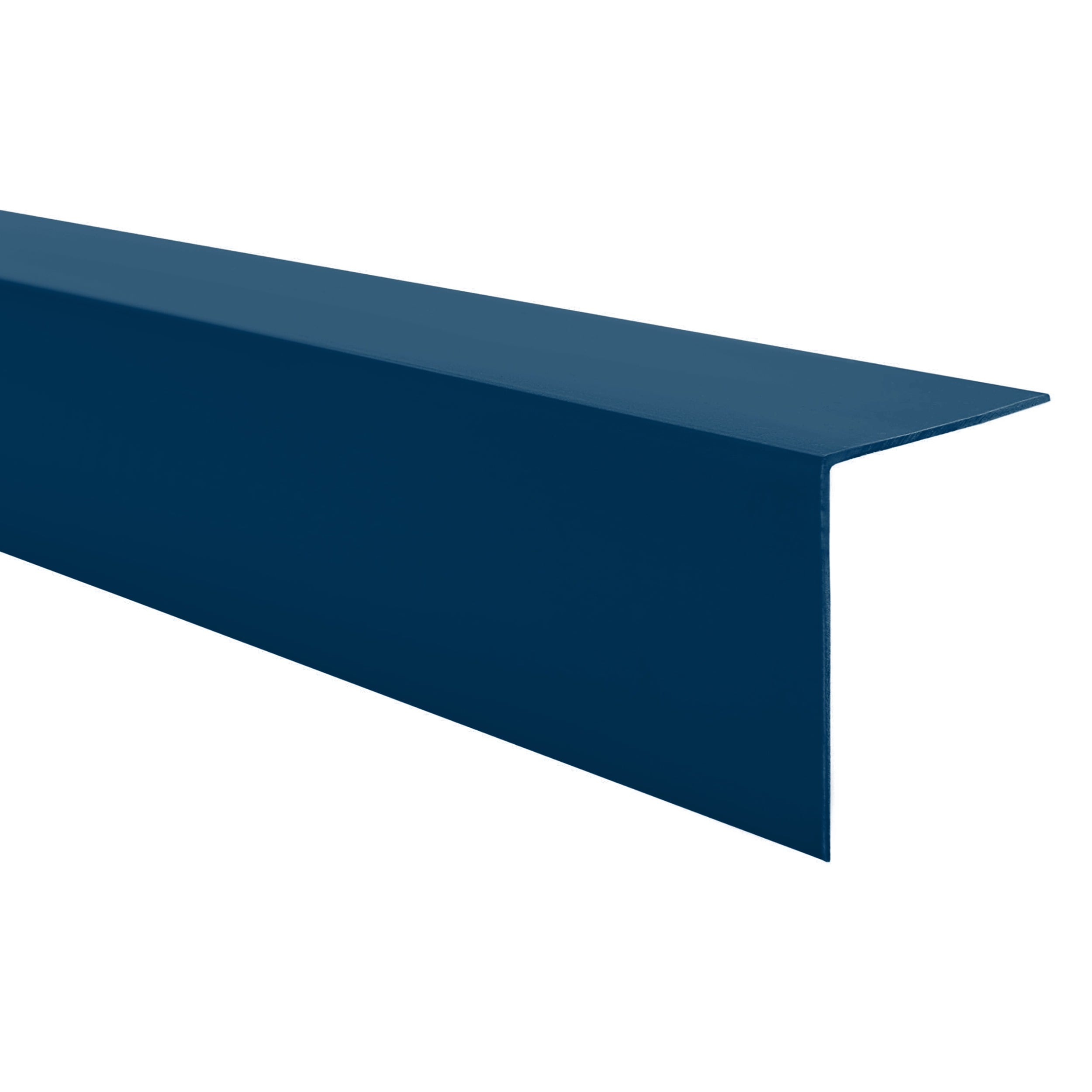 Kątownik twardy PCV 20x20 mm - ozdobny, profil L kątowy, narożnik dekoracyjny - 150 cm, granatowy