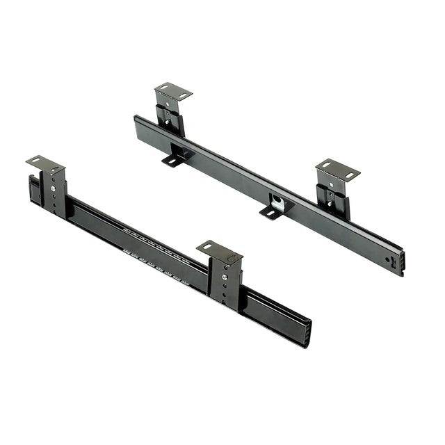 Coppia Di Guide A Rullo Per Cassetti Con Fissaggio A Vite, Compatibili Ikea Per Legno E Metallo, 30kg Di Portata (Chiusura Ammortizzata 350 Mm) | Leroy Merlin - 4