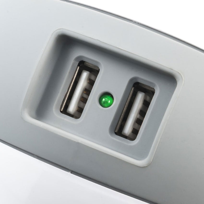 Multiprise WATT&CO Design Ronde avec prises 16A, 1 prise 6A, 2 USB et Bouton MARCHE ARRET - 5