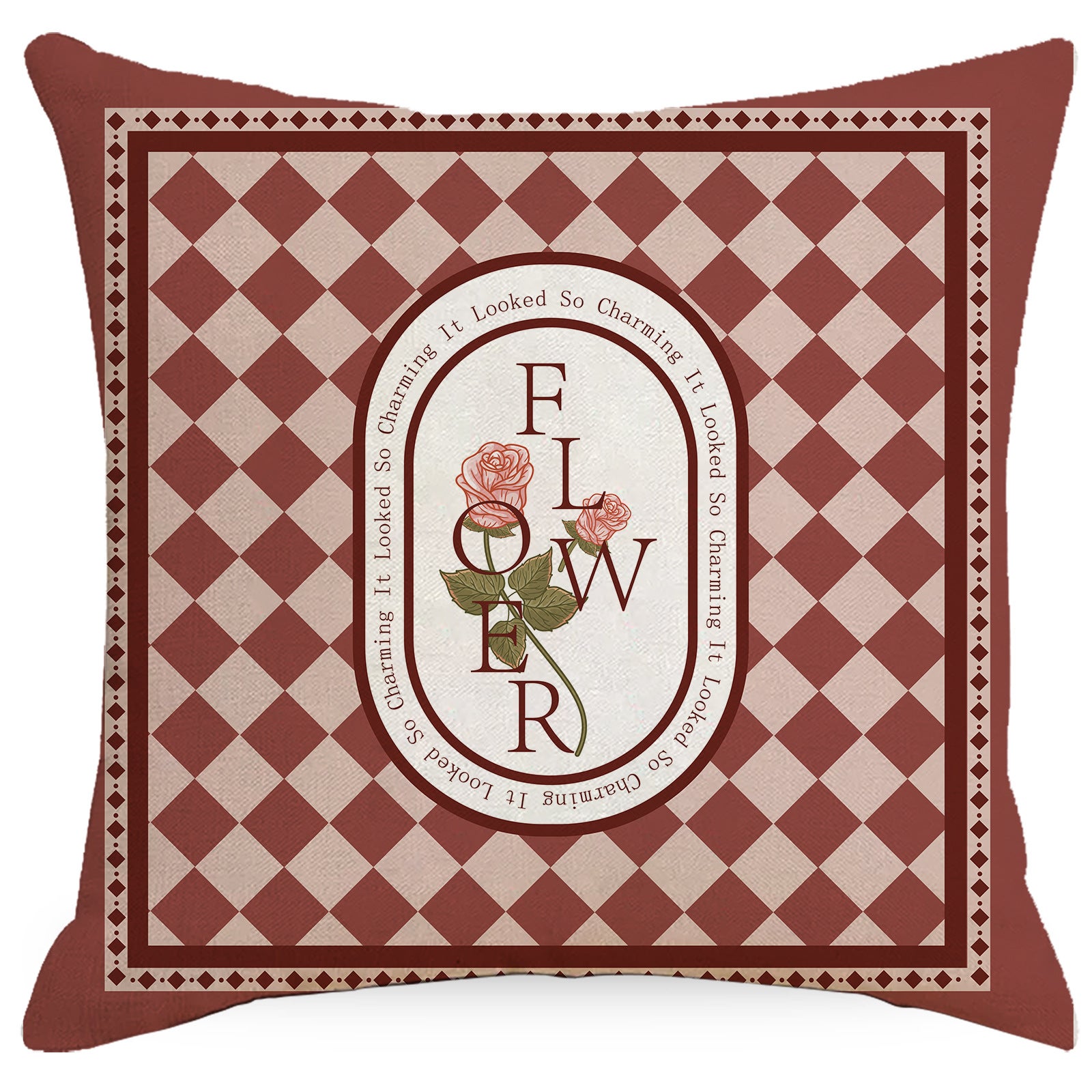 Lot de 4 Housse de Coussin, Housse Coussin 45x45cm Housses de Coussin Taie d'oreiller Décoratif Canapé pour Chambre, Canapé, Chaise, Lit,Jardin(Vint - 4