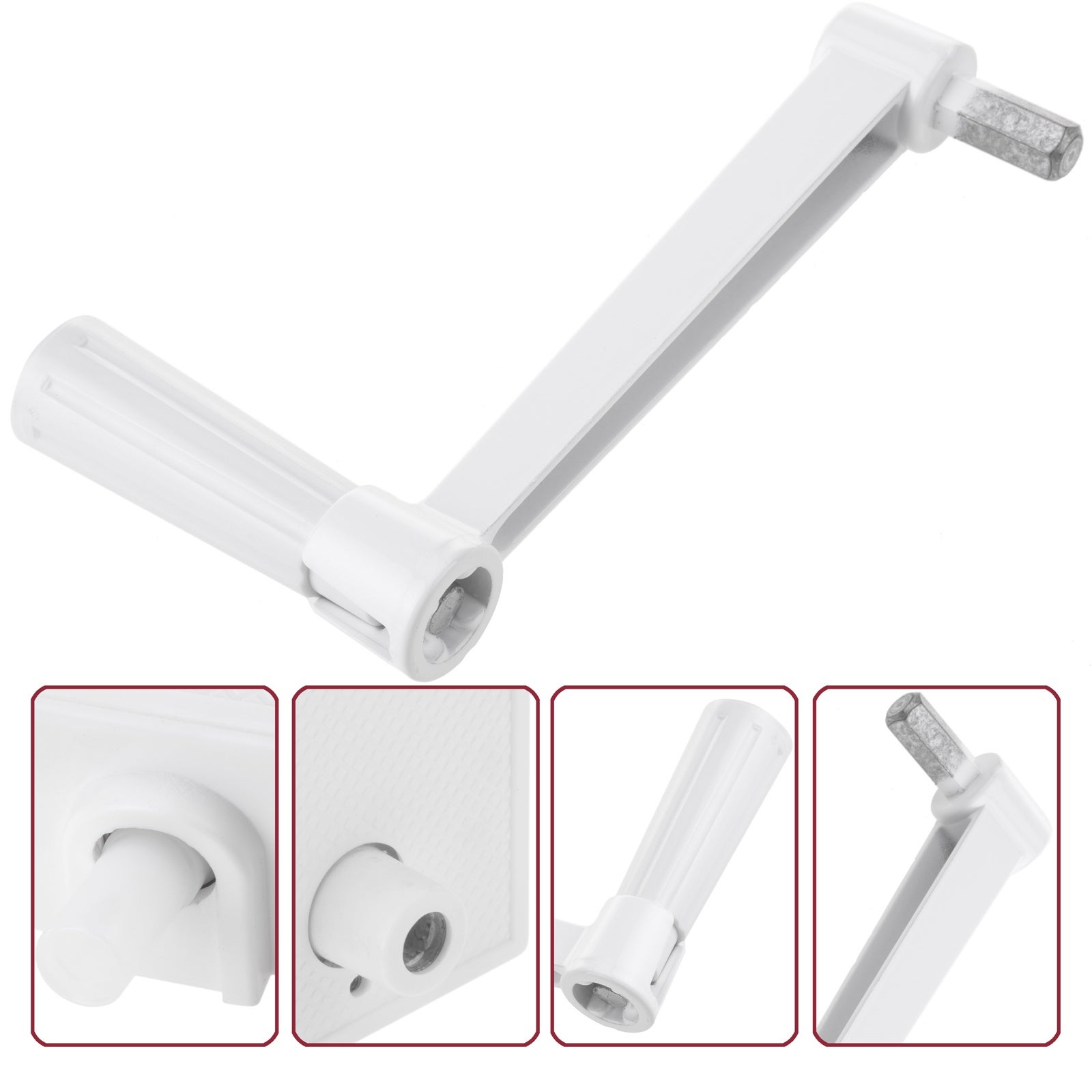 Maniglia bianca per tapparelle - 4