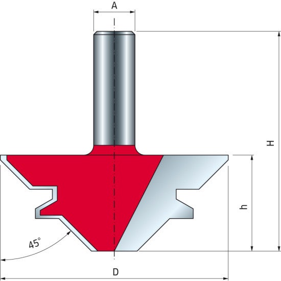Mèche à feuillurer (1-1/4