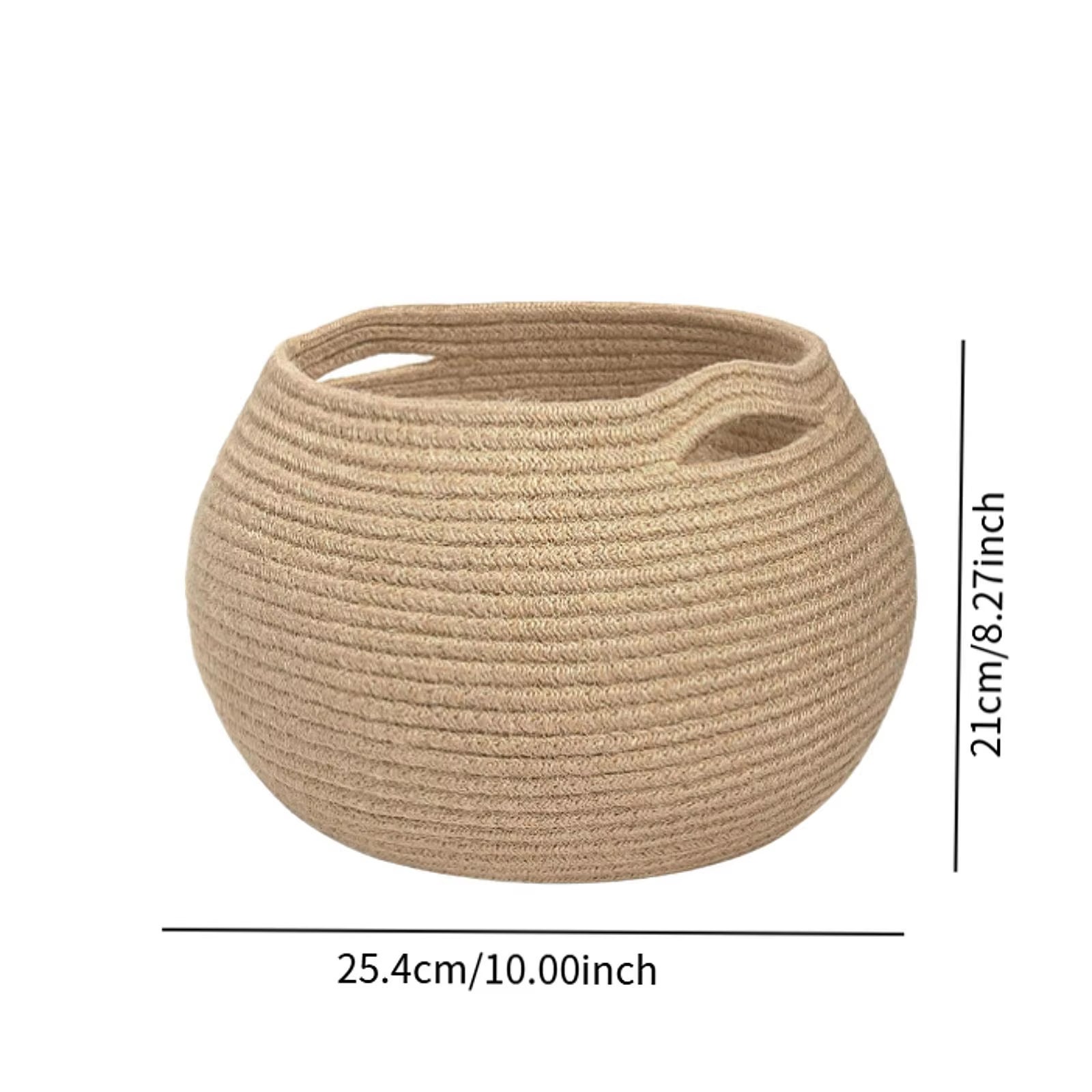 Petit panier de rangement tissé pour étagère, panier à clés sur table, panier mignon pour animaux, paniers de rangement pour la maison - 2