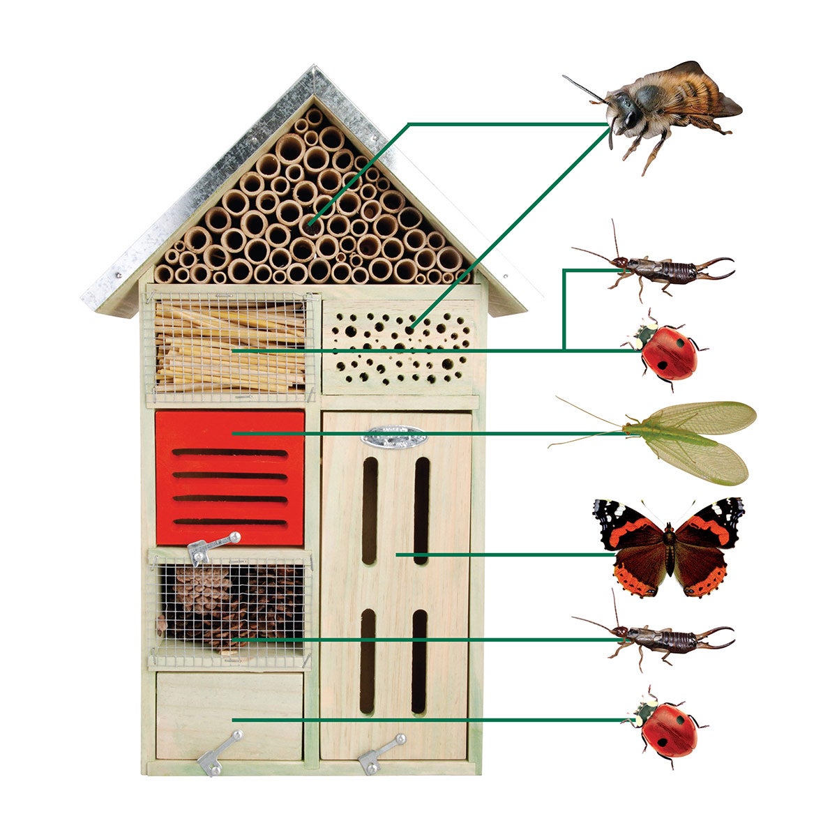 Tuto : un hôtel à insectes à fabriquer simplement avec une caisse de vin