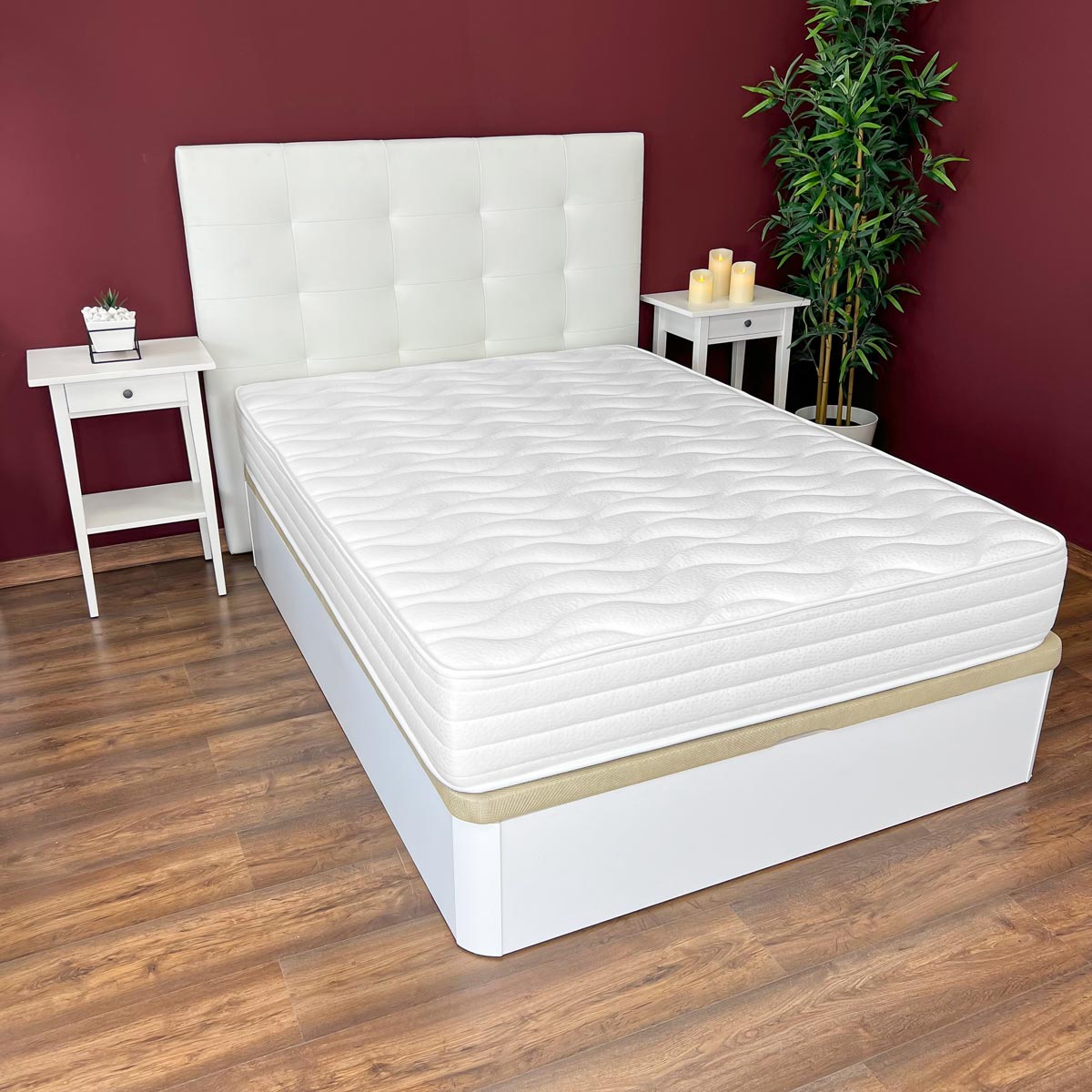 Colchão viscoelástico 90x190 Sena Reversível (Face Inverno-Verão) Firmeza-Dureza Média-alta, Espessura 20cm - 4