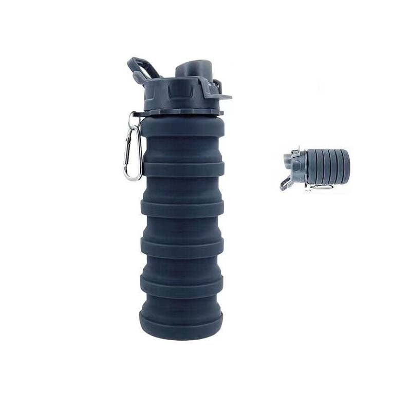 Bouteille d'eau portable écologique en plastique souple pour sports de plein air Bouteille d'eau portable écologique en plastique souple pour sports de plein air