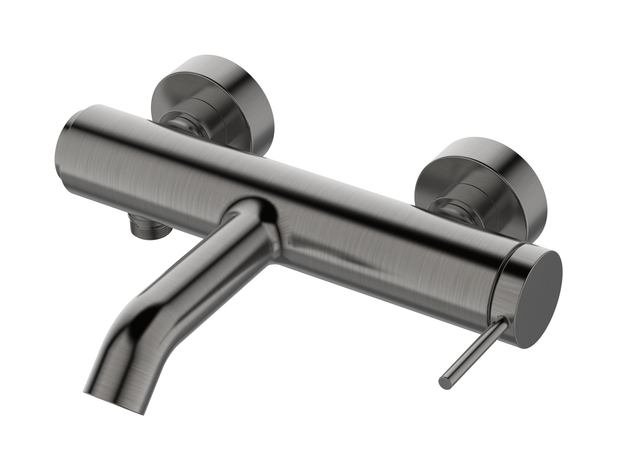 Mieszacz mechaniczny do wanny ESSEBAGNO Envol Graphite szczotkowane